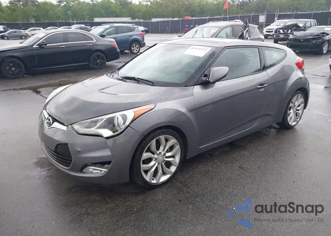 2012 Hyundai Veloster Base W/Black из США, поврежденный, VIN KMHTC6ADXCU043682